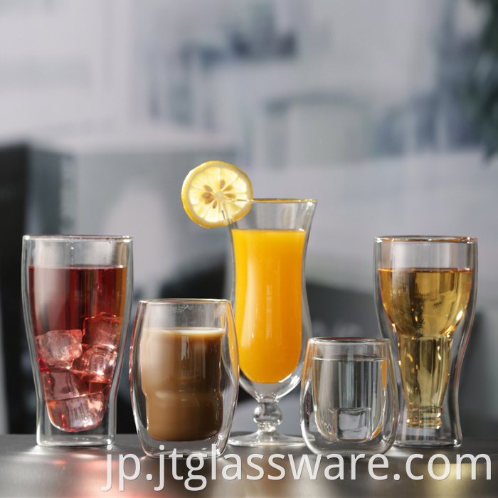 Double Layered Borosilicate Cups